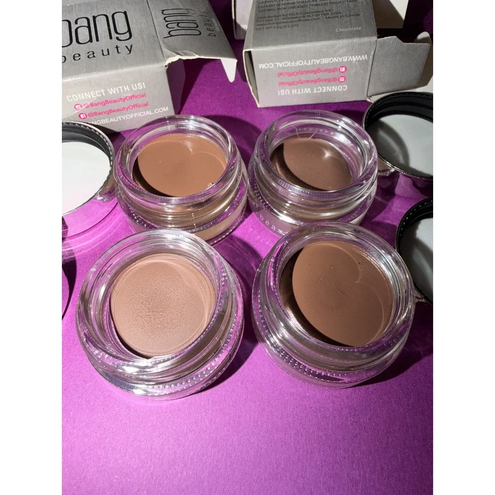 Bang Beauty Gel Eyeliner Chocolate 3.5g Pot Creamy Matte Longwear 4-Pack Set